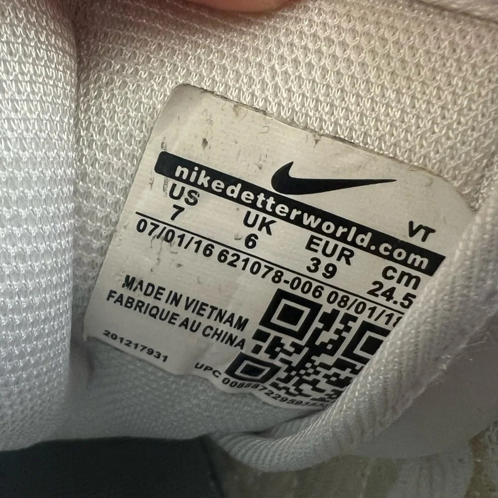 Nike Air Force 1 By Cristiano Ronaldo CR7 Nike ID Gold Size 7